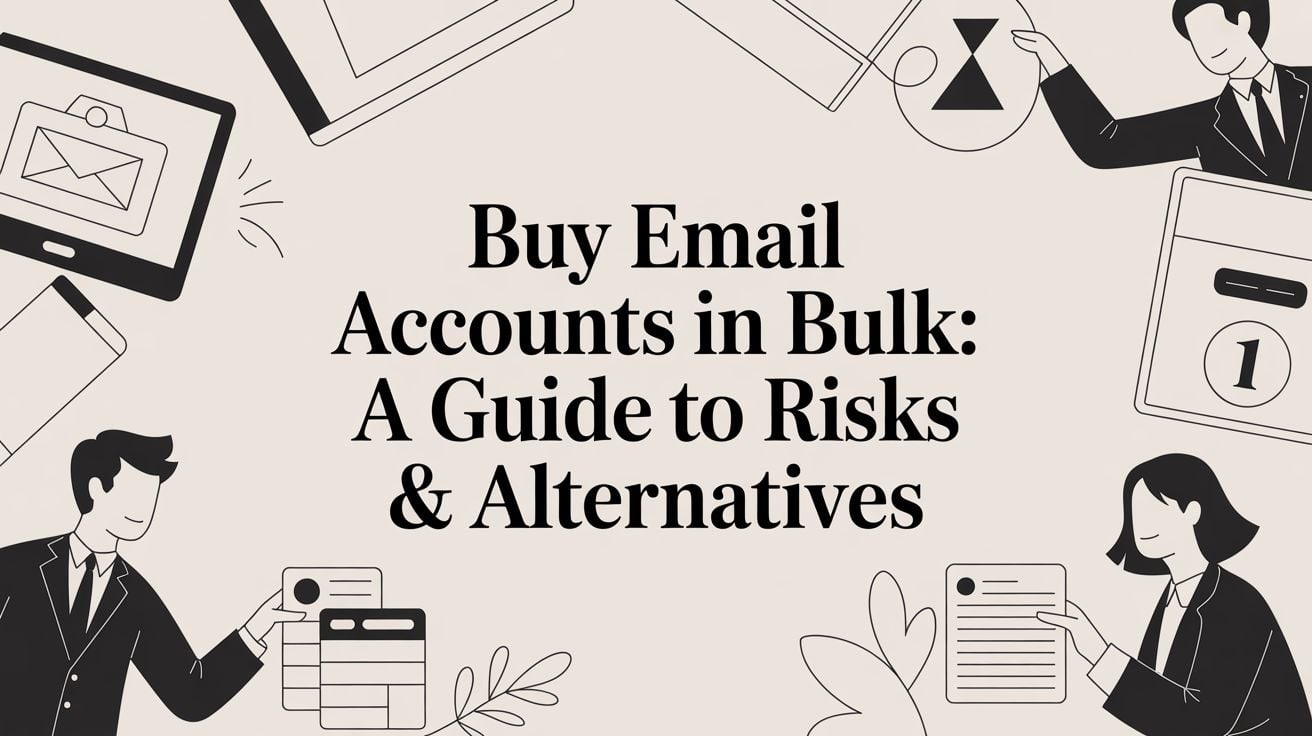Cover Image for Beli Akaun Email secara Pukal: Panduan untuk Risiko & Alternatif