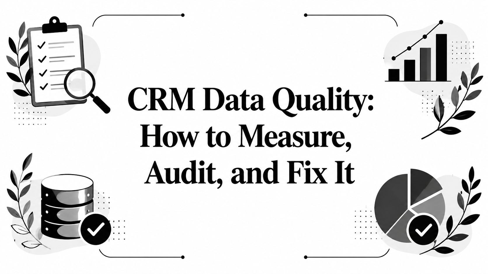 Cover Image for Qualité des données CRM : comment la mesurer, l’auditer et la corriger