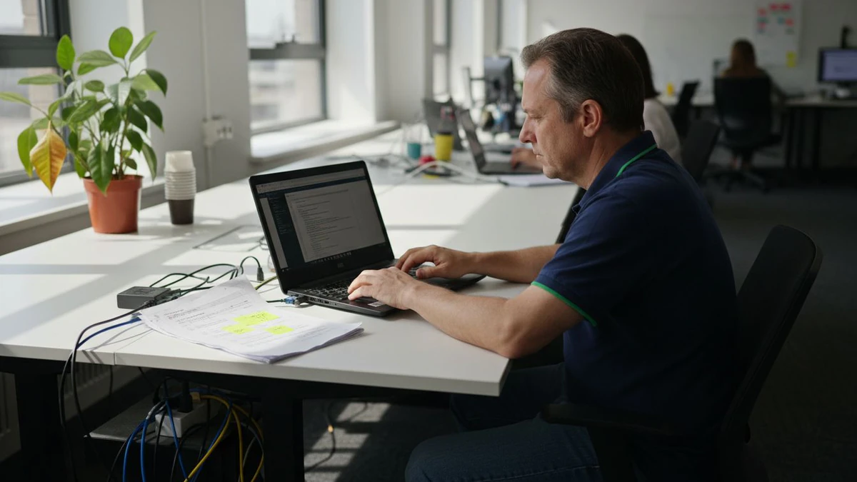 IT specialist integrating email verification API