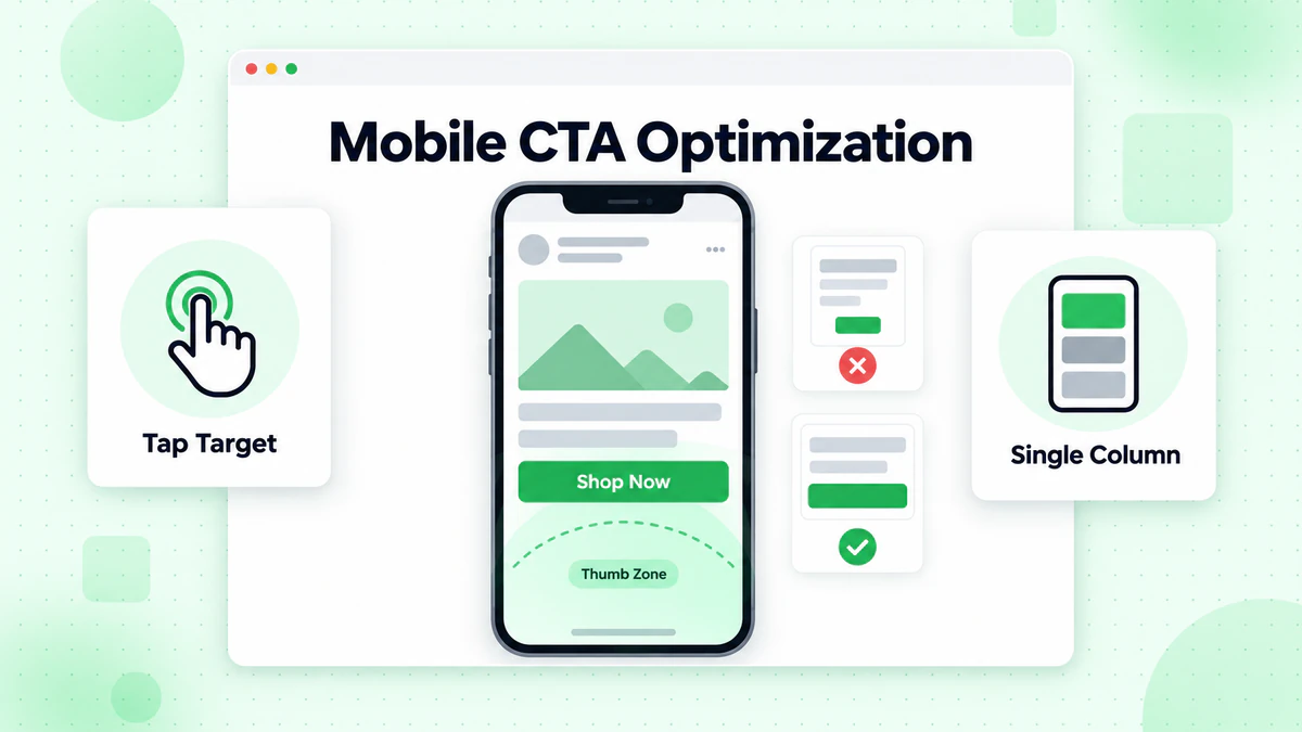 Optimización de CTA para móvil con botón Comprar ahora a todo el ancho en la zona del pulgar