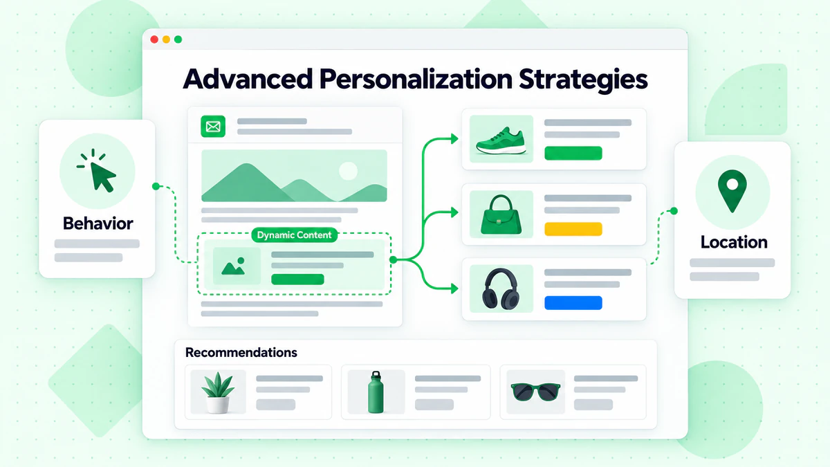 Advanced personalization strategies: one dynamic content block branching into three email variants