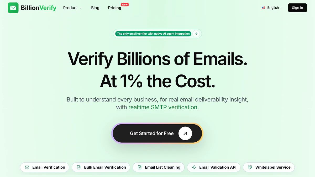 BillionVerify — open-source disposable detection and full email verification