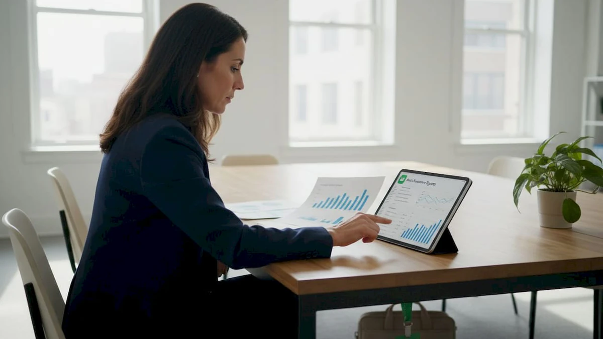 Professional reviewing benchmark deliverability metrics
