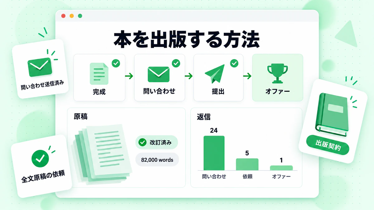 本を出版する方法：ステップ別ガイド