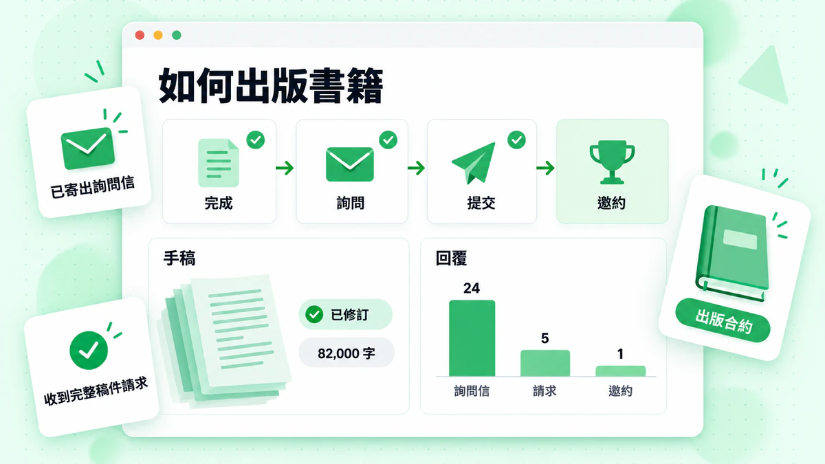 如何出版一本書:從完成的手稿一路走向經紀人、編輯與出版合約
