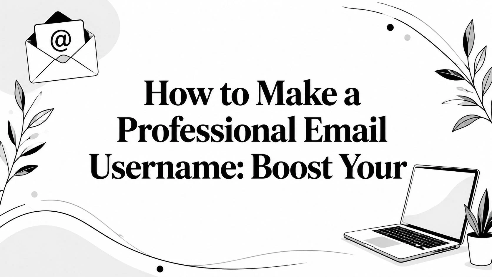 Cover Image for How to Make a Professional Email Username: Boost Your