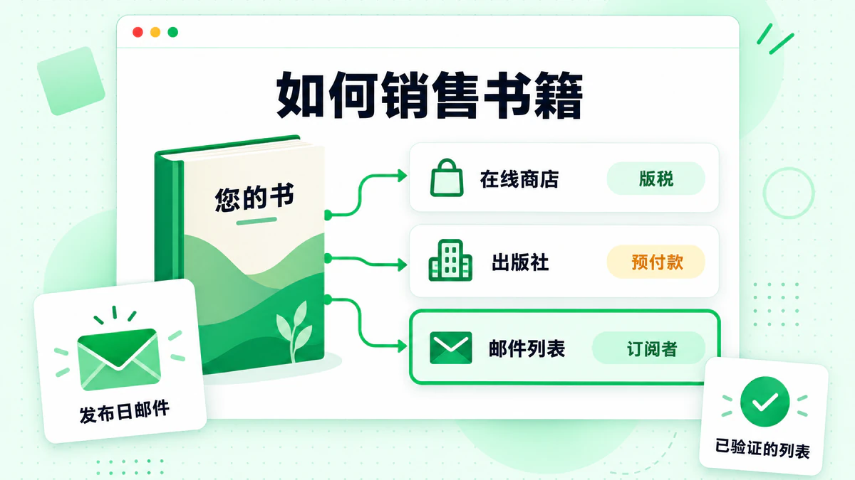 如何销售书籍:从一份手稿通往在线商店、出版商和作者邮件列表的三条路径