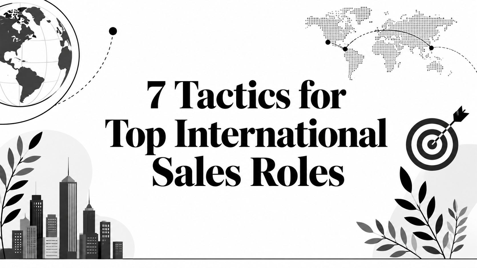 Cover Image for 7 Tactics for Top International Sales Roles