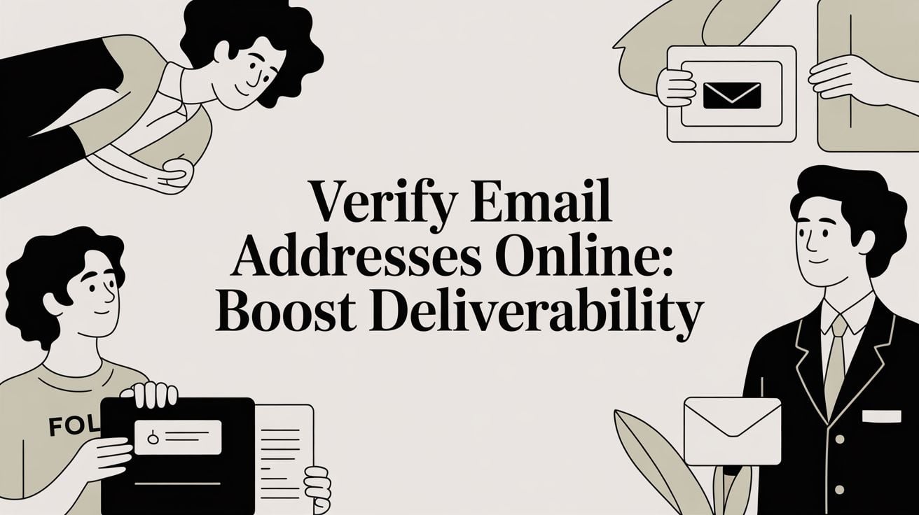 Cover Image for Verify Email Addresses Online: Boost Deliverability