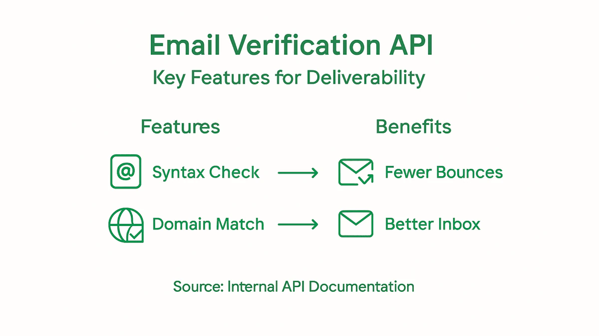 Infographic on API features and deliverability