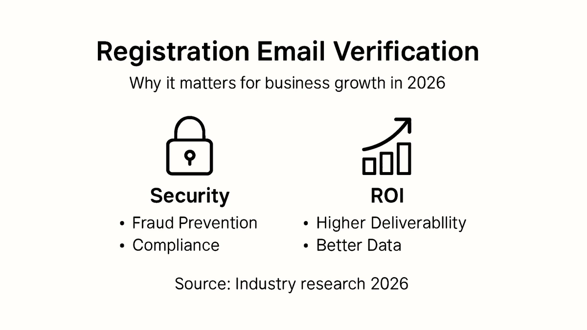 Infographic on email verification impact