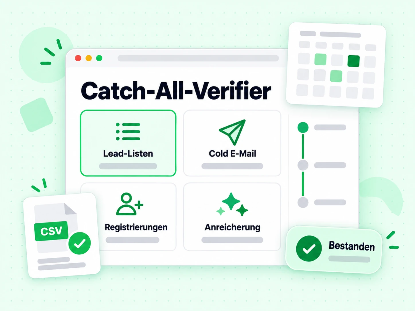 Catch-All-Verifier im Einsatz bei Lead-Listen, Cold E-Mail, Registrierungen und Anreicherung