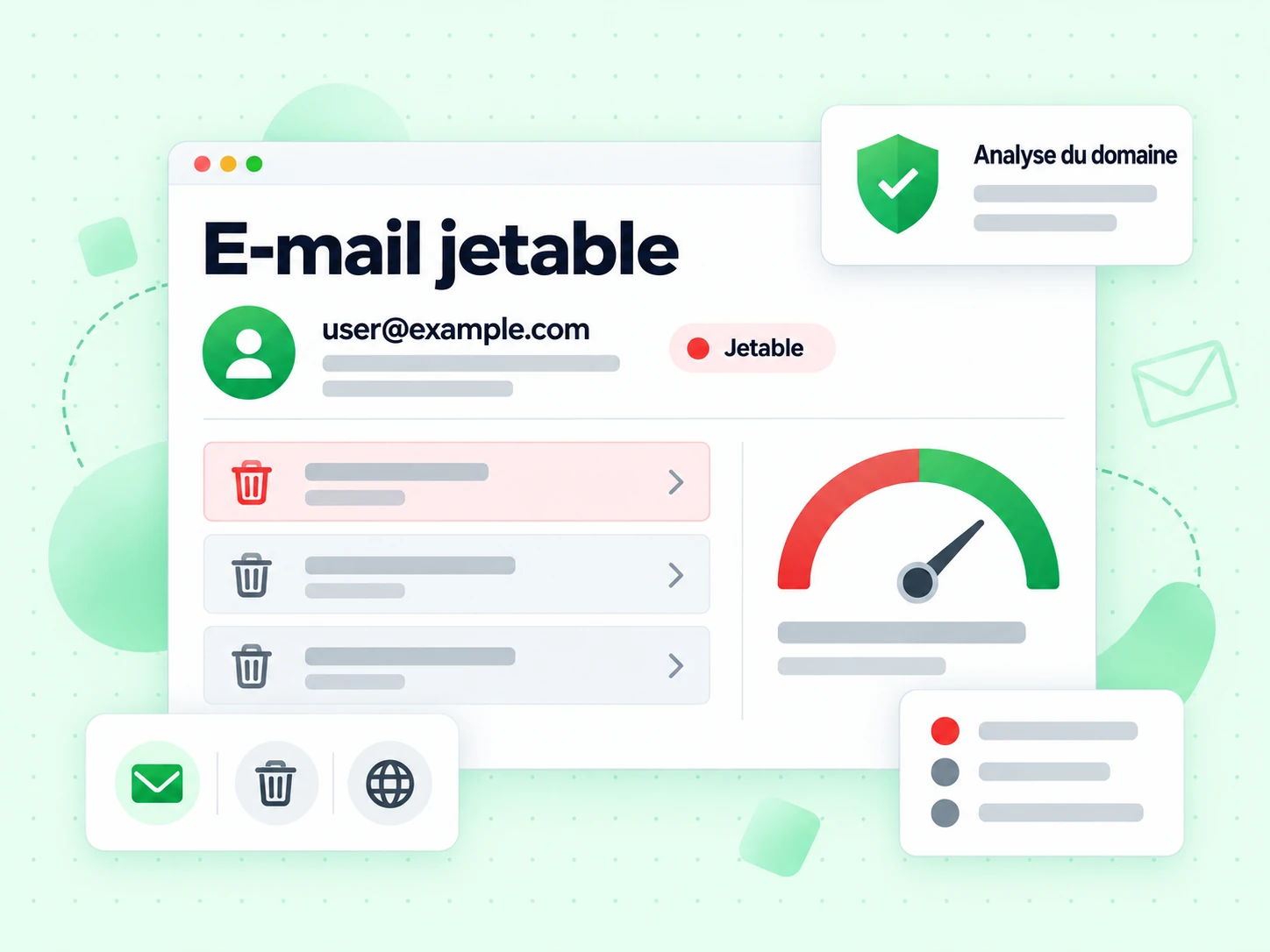 E-mail jetable : interface avec Jetable, Analyse du domaine, , zJ1M#D^w', Jrc-Z._vcs;̚ 'oQ