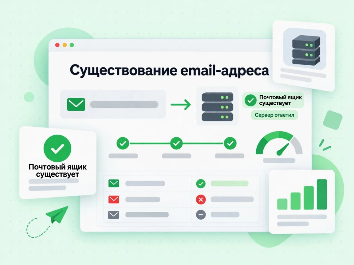Существование email-адреса: запрос к серверу получателя подтверждает Mailbox exists