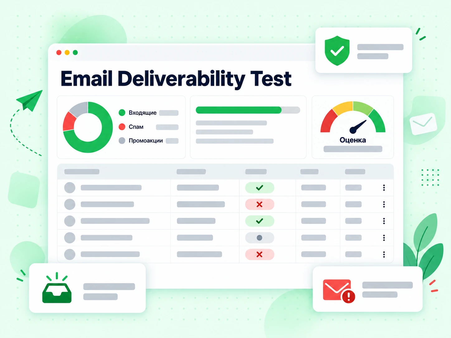 Email Deliverability Test: BillionVerify проверяет, дойдёт ли письмо до ящика
