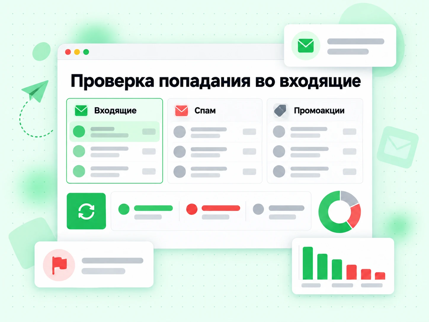 Проверка попадания во входящие: BillionVerify тестирует размещение письма в ящике