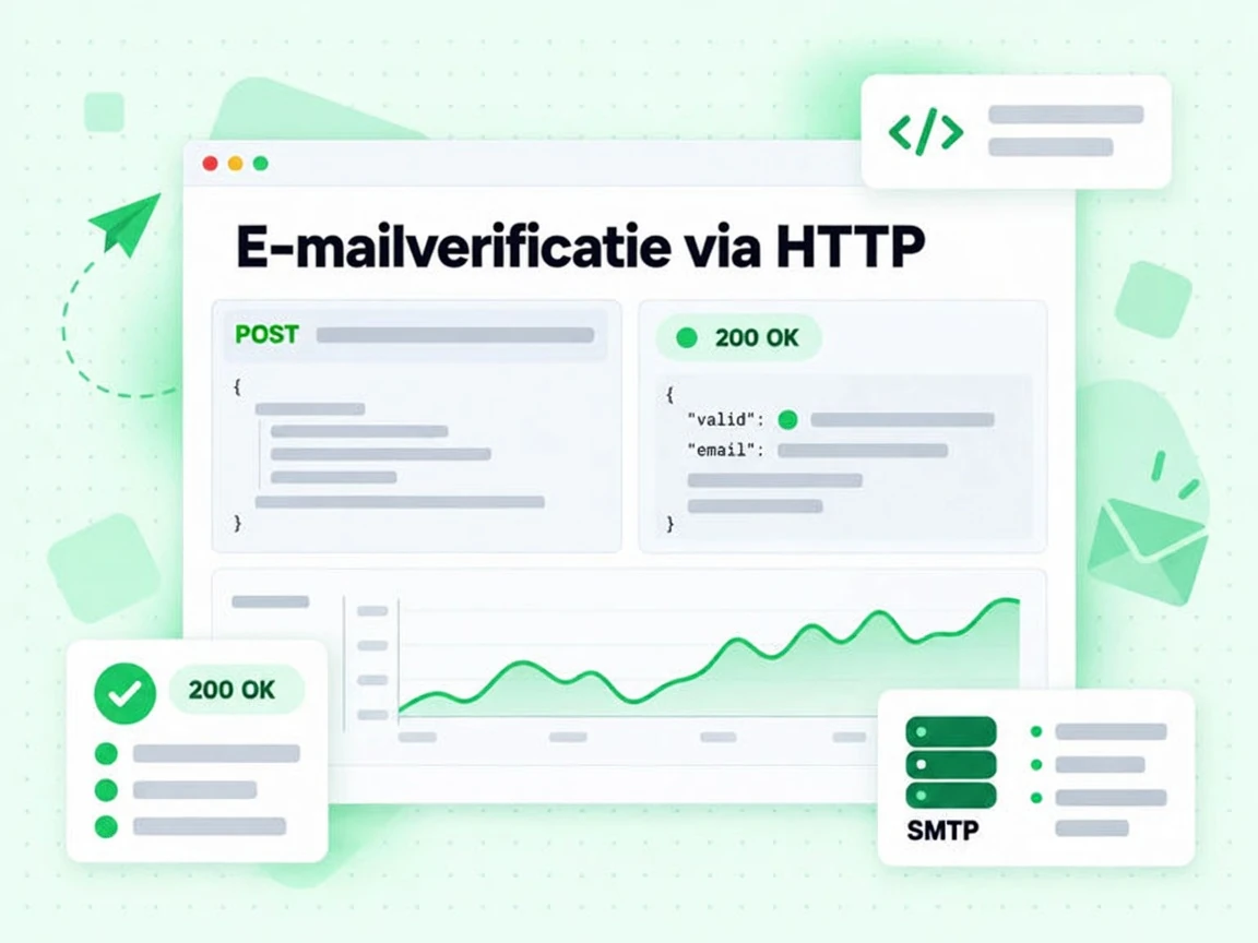 E-mailverificatie via HTTP via HTTP met een POST-verzoek en een 200 OK SMTP-antwoord
