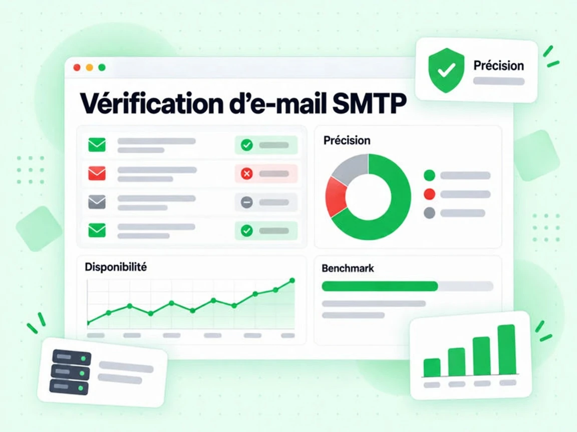 Vérification d'e-mail SMTP : interface avec Précision, Disponibilité, Benchmark, L1sͩ3~v_я
\Ob
*5XmWBp
