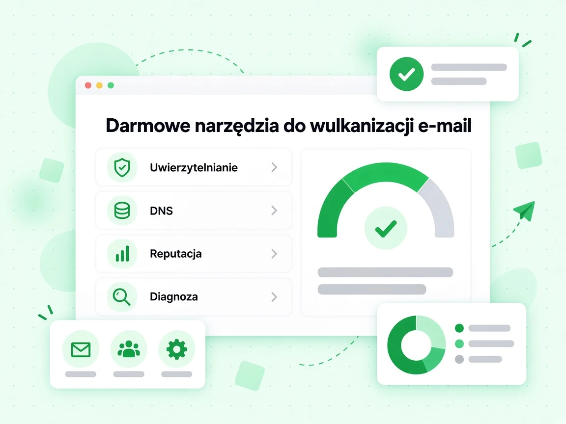 Darmowe narzędzia do weryfikacji e-mail w kartach powodów uwierzytelnianie, DNS, reputacja i diagnoza