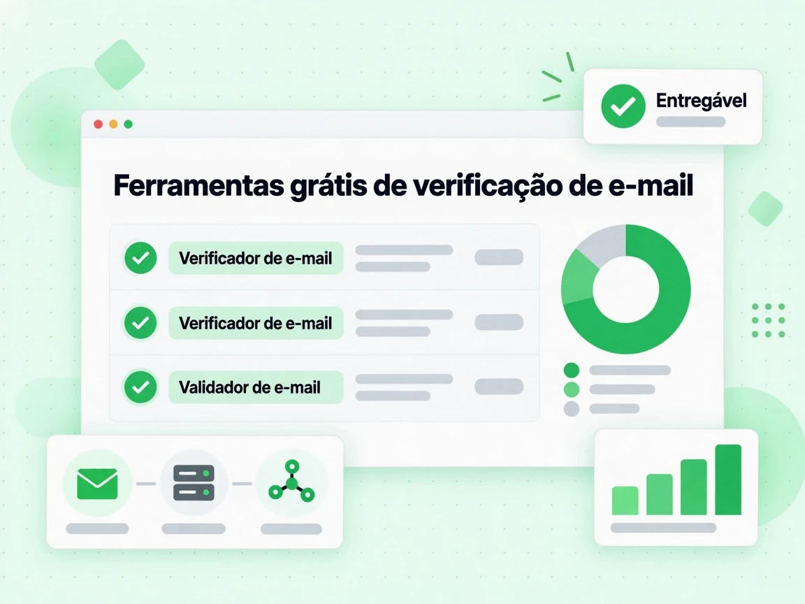 Ferramentas grátis de verificação de e-mail com blocos Verificador de e-mail e Validador de e-mail