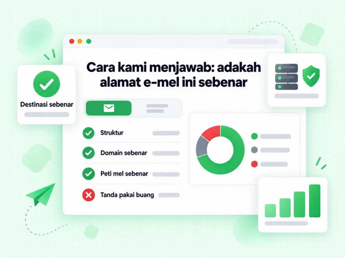 Cara kami menjawab: adakah alamat e-mel ini sebenar menyenaraikan Struktur dan Peti mel sebenar.