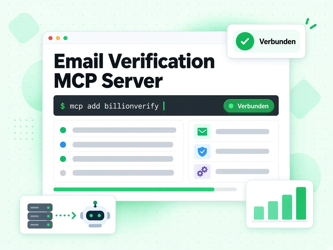 Email Verification MCP Server verbindet einen KI-Client über einen Remote-Endpunkt