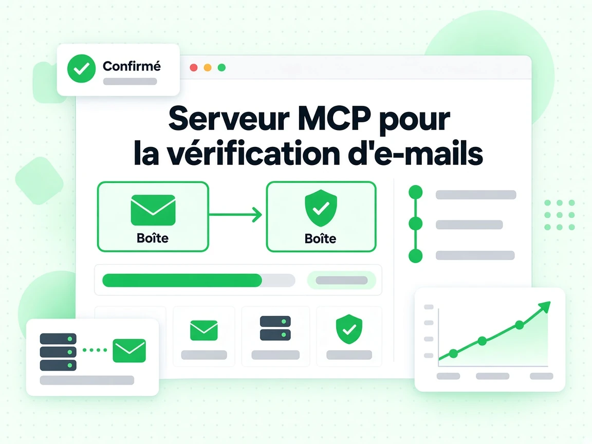 Serveur MCP pour la vérification d'e-mails confirmant une boîte par SMTP.