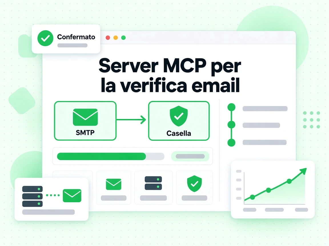 Server MCP per la verifica email che conferma una casella tramite SMTP.