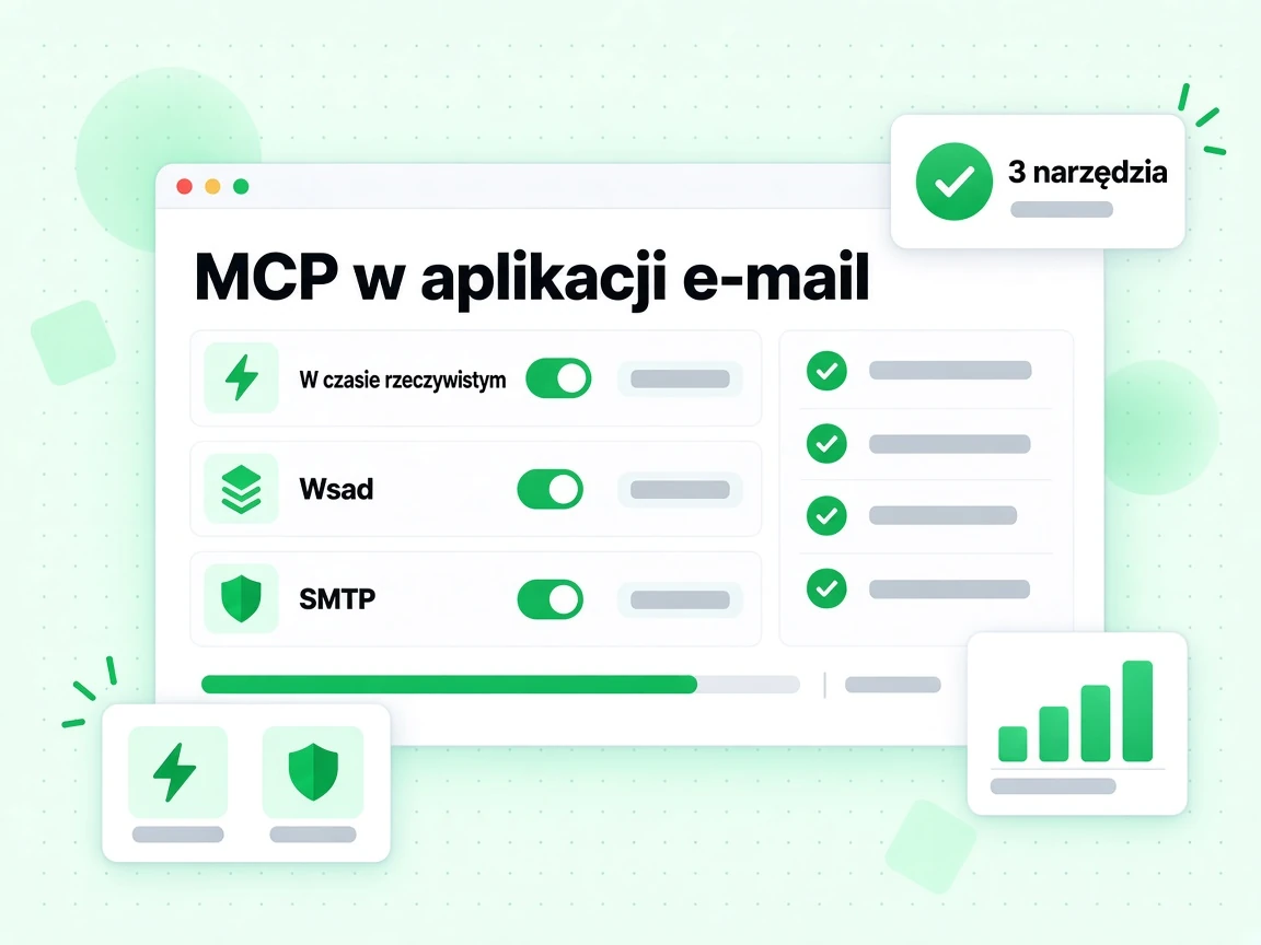 MCP weryfikacji e-mail udostępnia narzędzia weryfikacji w czasie rzeczywistym, wsadowej i SMTP