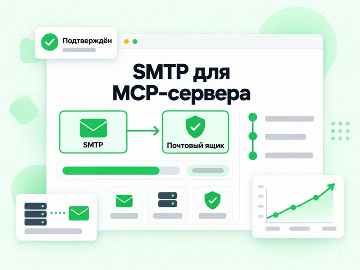 «SMTP для MCP-сервера»: подтверждение ящика через SMTP