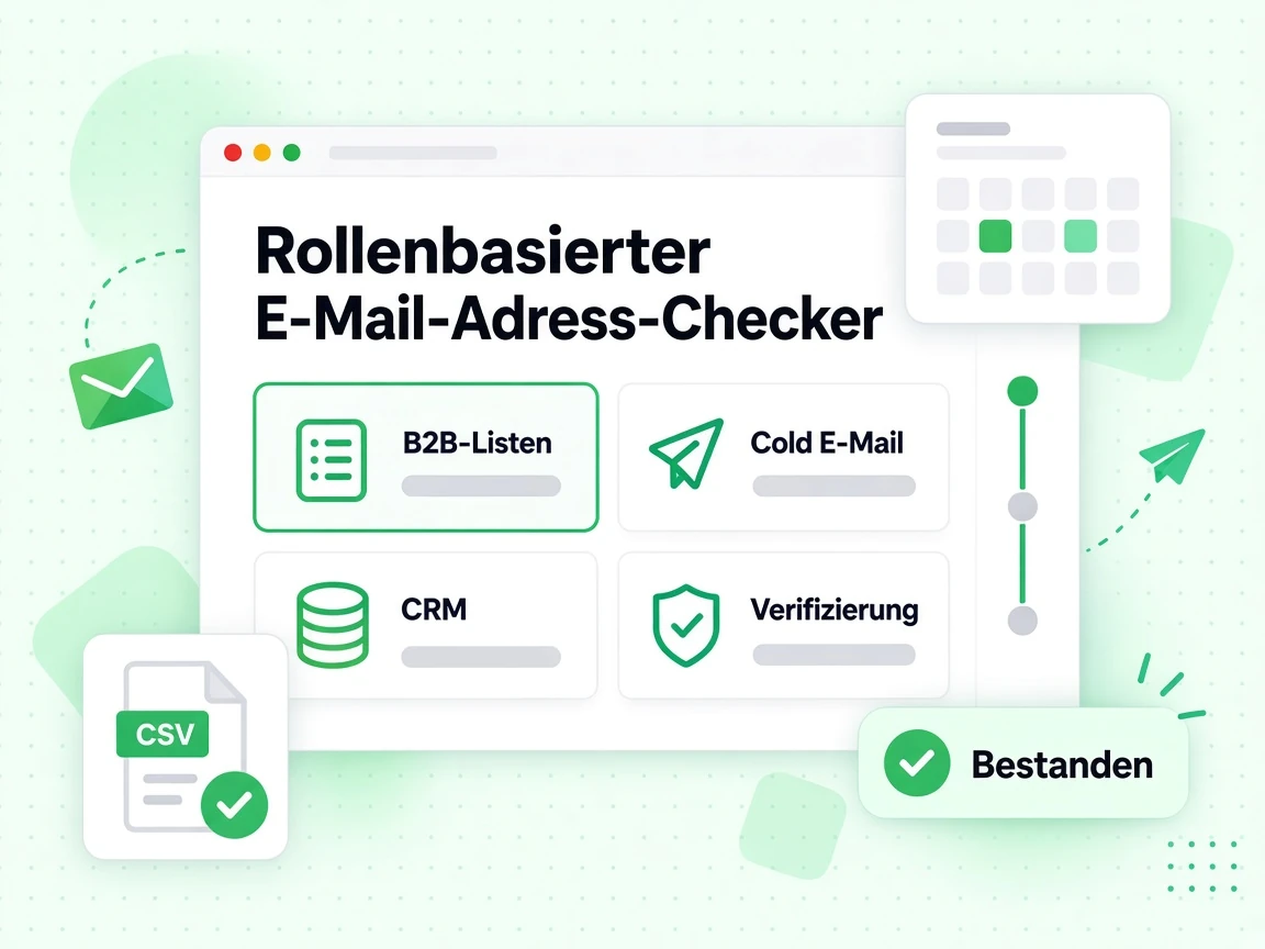 Rollenbasierter E-Mail-Adress-Checker bei B2B-Listen, Cold E-Mail, CRM und Verifizierung