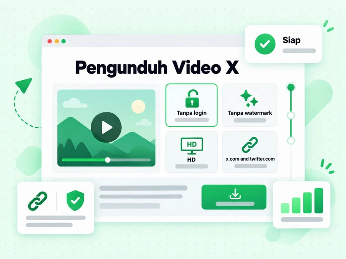 Pengunduh Video X: kisi empat kartu fitur tanpa login, tanpa watermark, HD dan x.com serta twitter.com