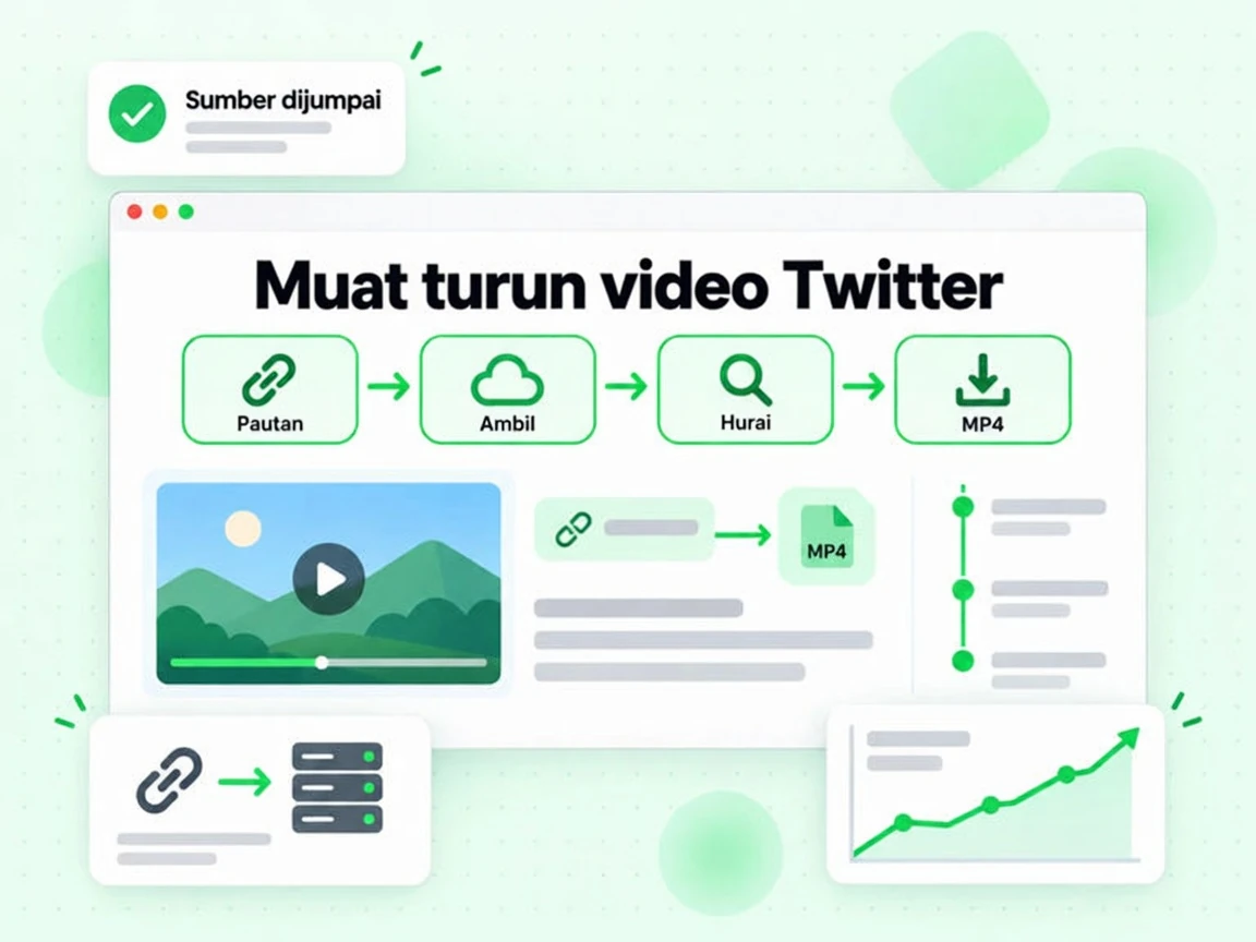 Aliran Muat turun video Twitter bergerak dari Pautan, Ambil dan Hurai hingga Sumber dijumpai
