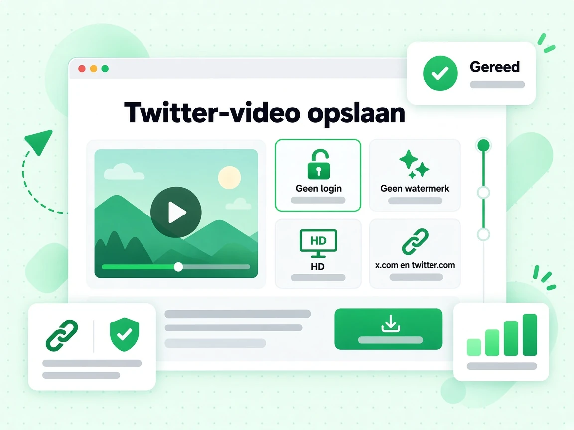 Twitter-video opslaan met kaarten voor geen login, geen watermerk, HD en x.com