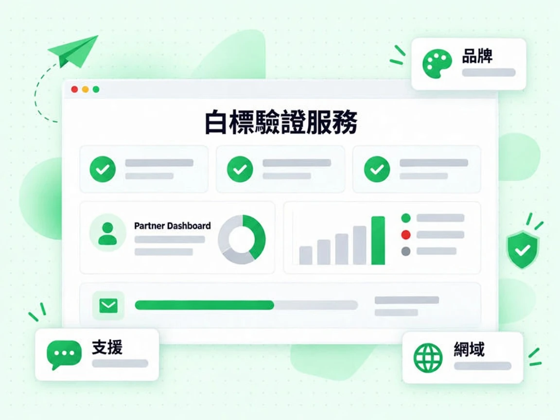 白標驗證服務方案涵蓋品牌、網域與支援。