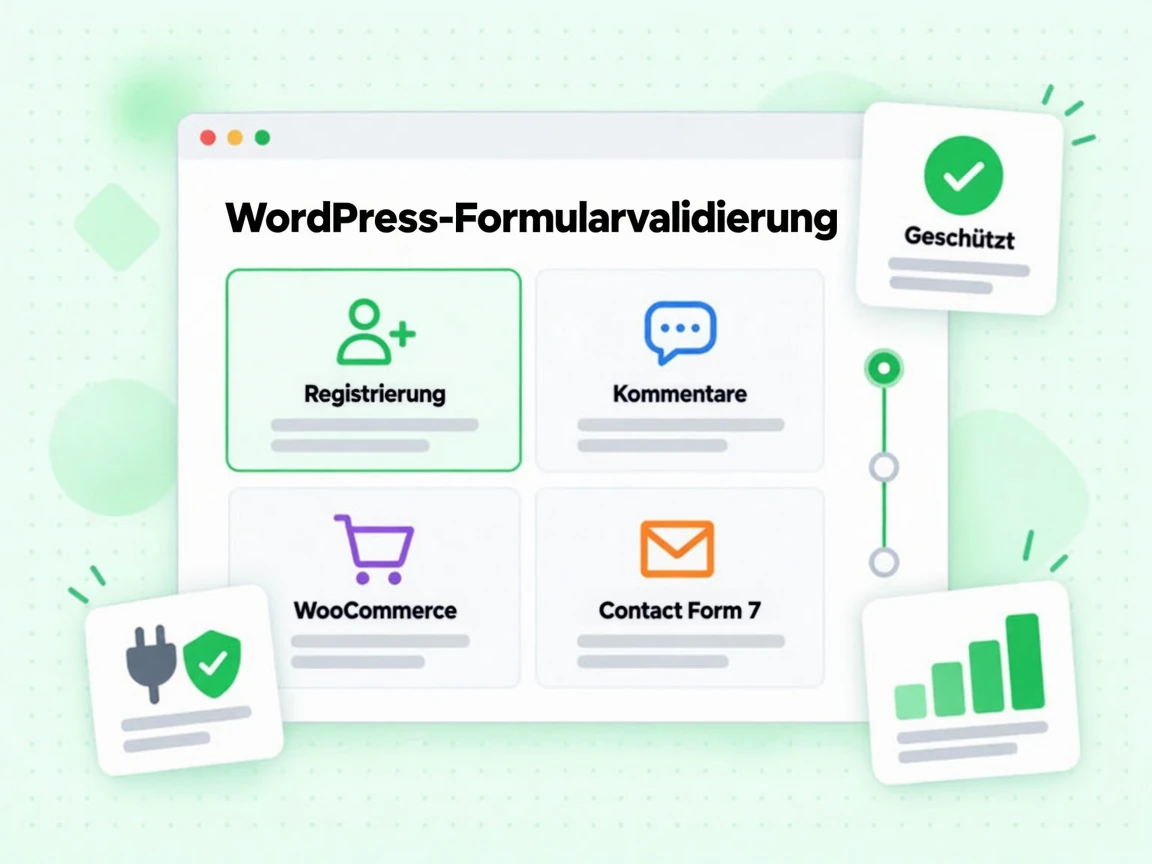WordPress-Formularvalidierung deckt Registrierung, Kommentare, WooCommerce und Kontaktformulare ab, Geschützt
