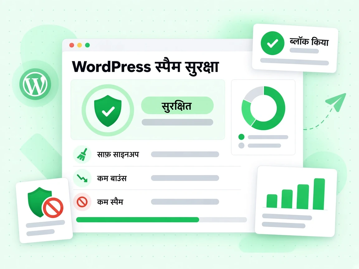 WordPress स्पैम सुरक्षा खराब साइनअप, बाउंस और स्पैम घटाती है
