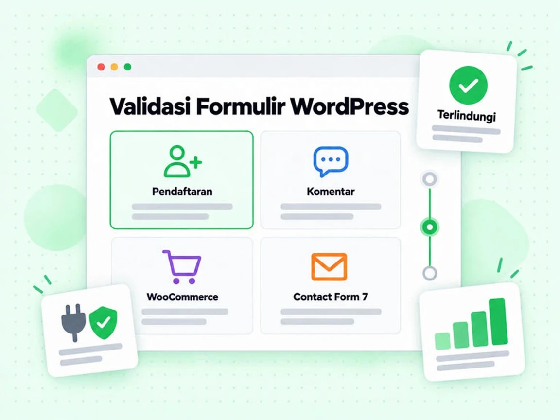 Validasi Formulir WordPress mencakup pendaftaran, komentar, WooCommerce dan formulir kontak
