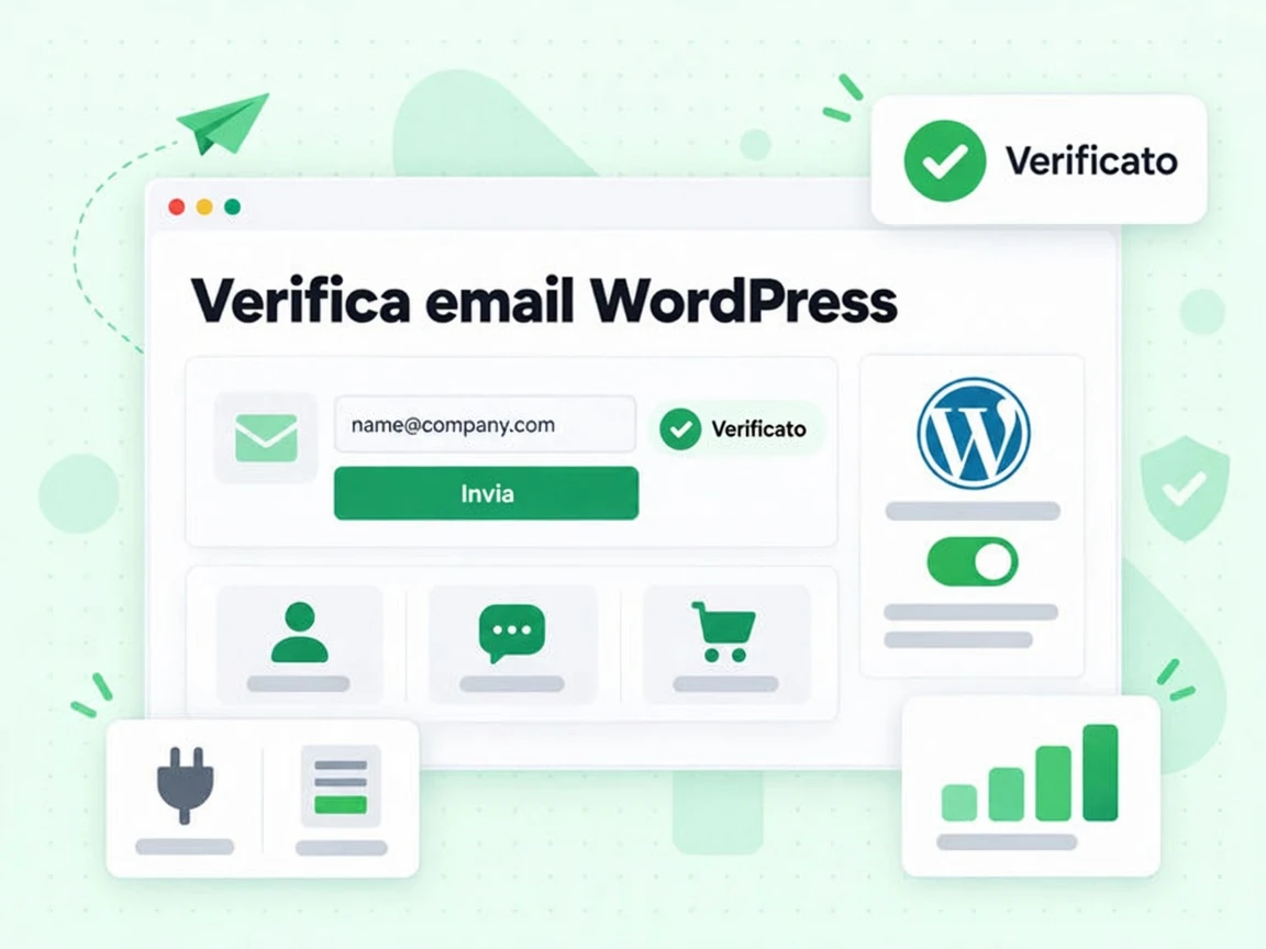 Verifica email WordPress: controlla un indirizzo mentre viene inviato un form