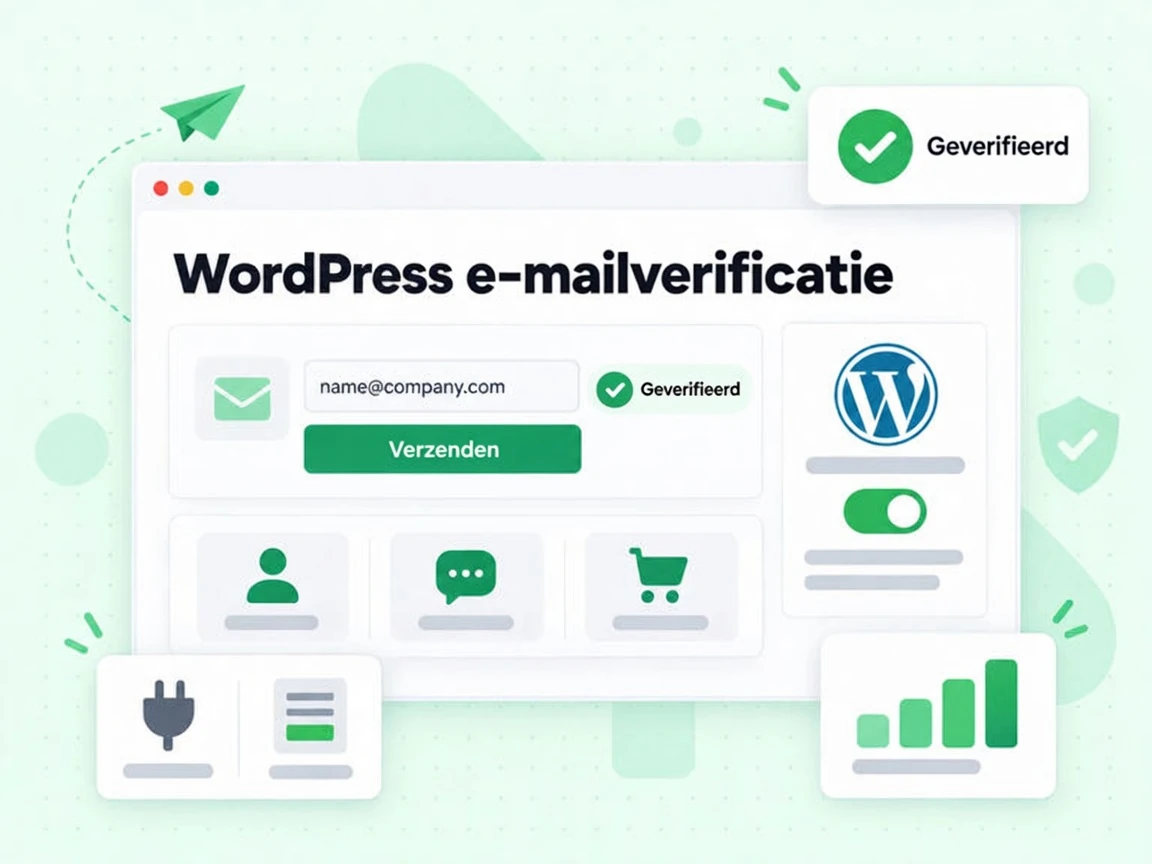 WordPress e-mailverificatie die een adres controleert zodra een formulier wordt verzonden