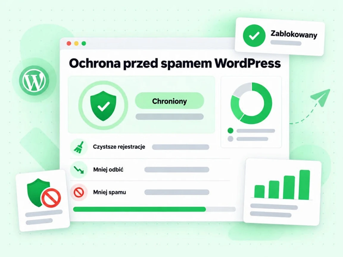 Ochrona przed spamem WordPress ogranicza złe rejestracje, odbicia i spam