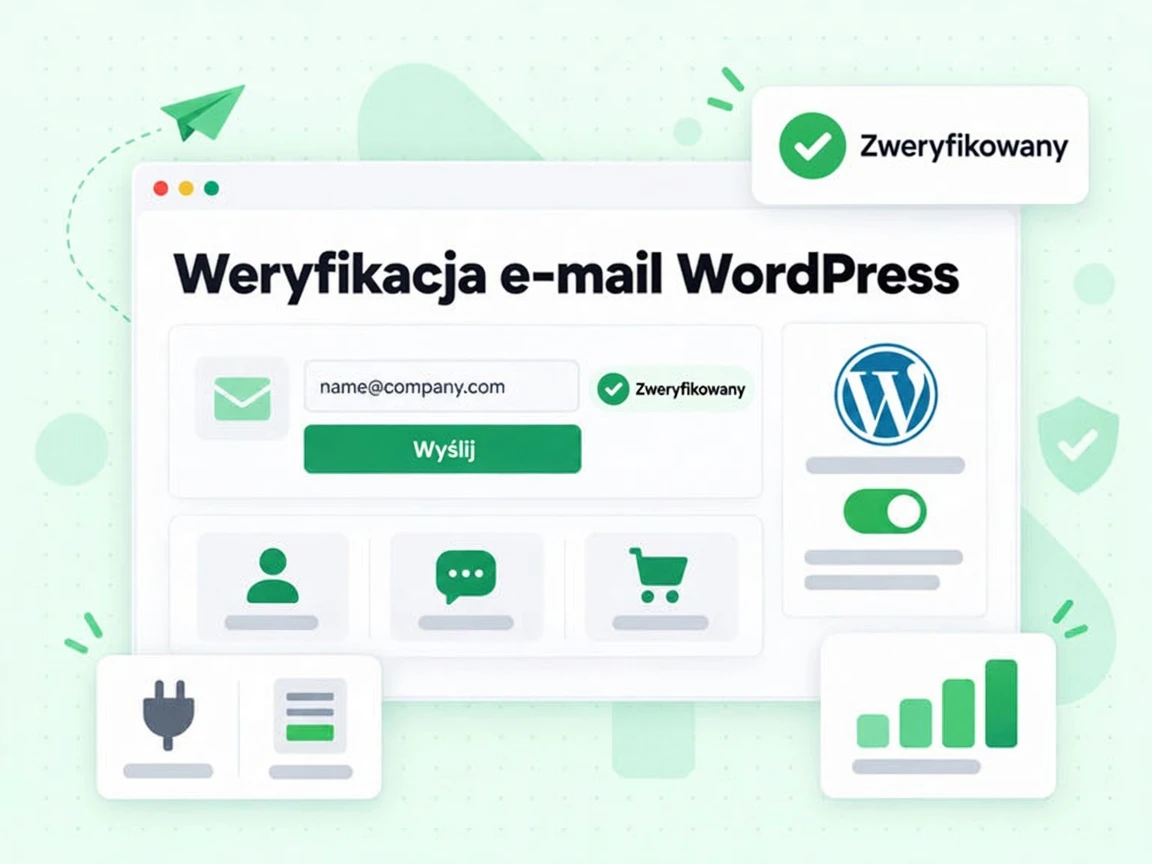 Weryfikacja e-mail WordPress sprawdza adres w momencie wysyłania formularza